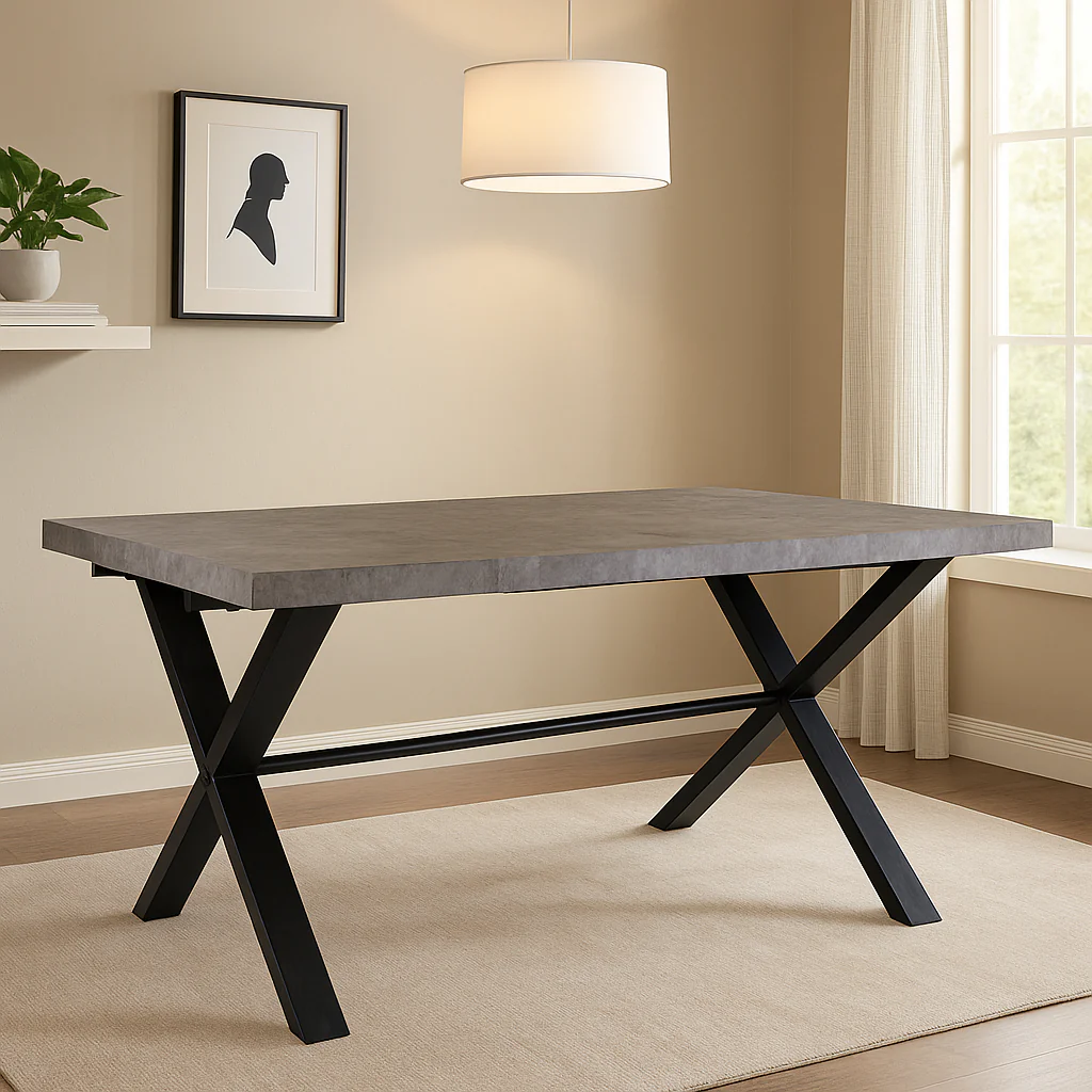 Noble Executive Table Stone Effect.