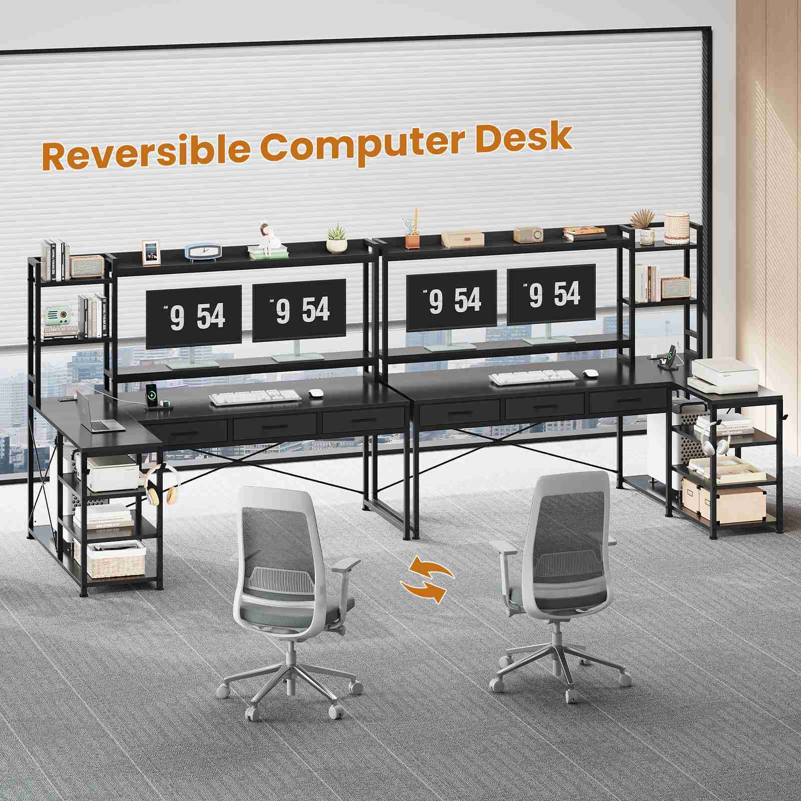 Evoke Flux L-Shaped Desk - Image 3