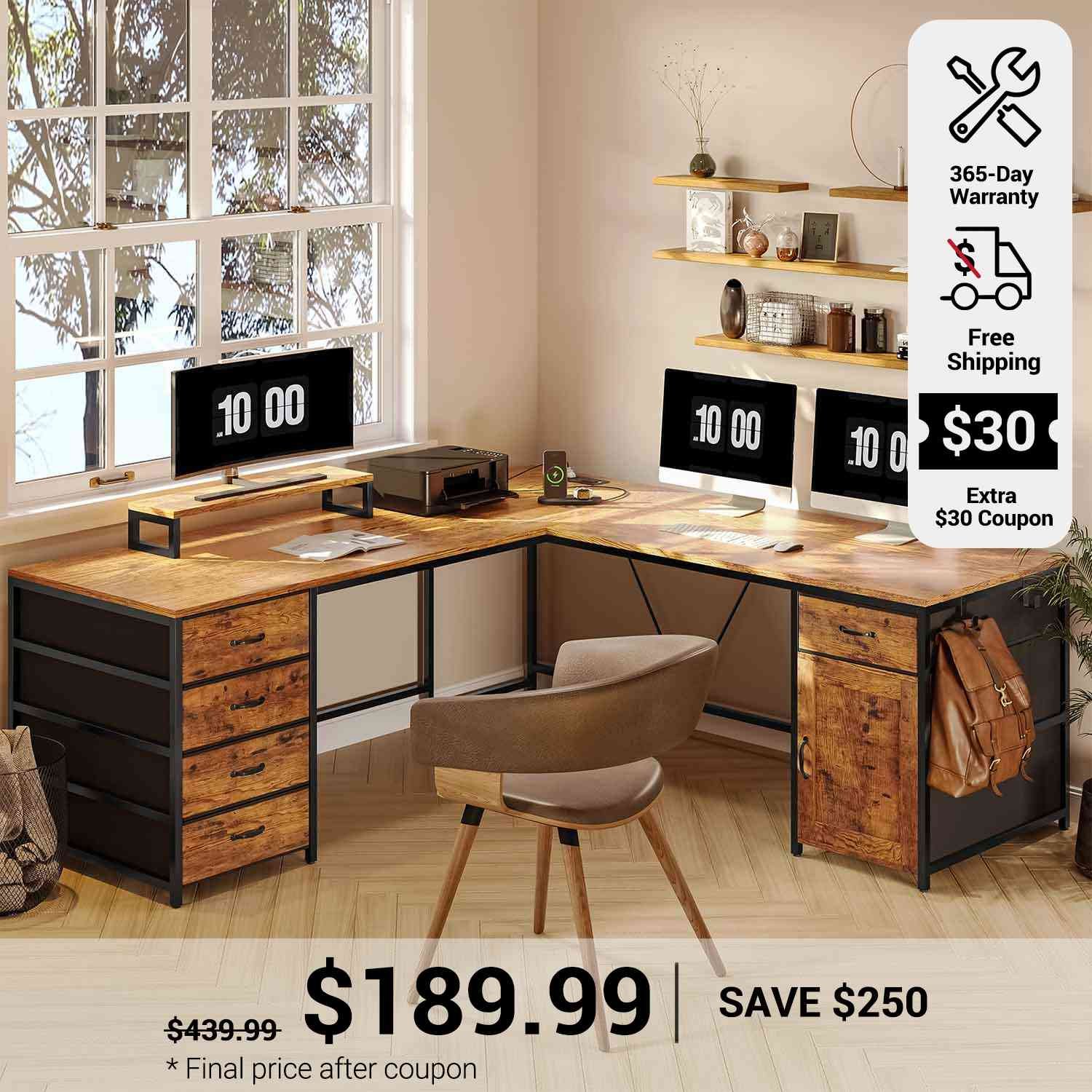 Evoke Nova L-Shape Desk - Image 12