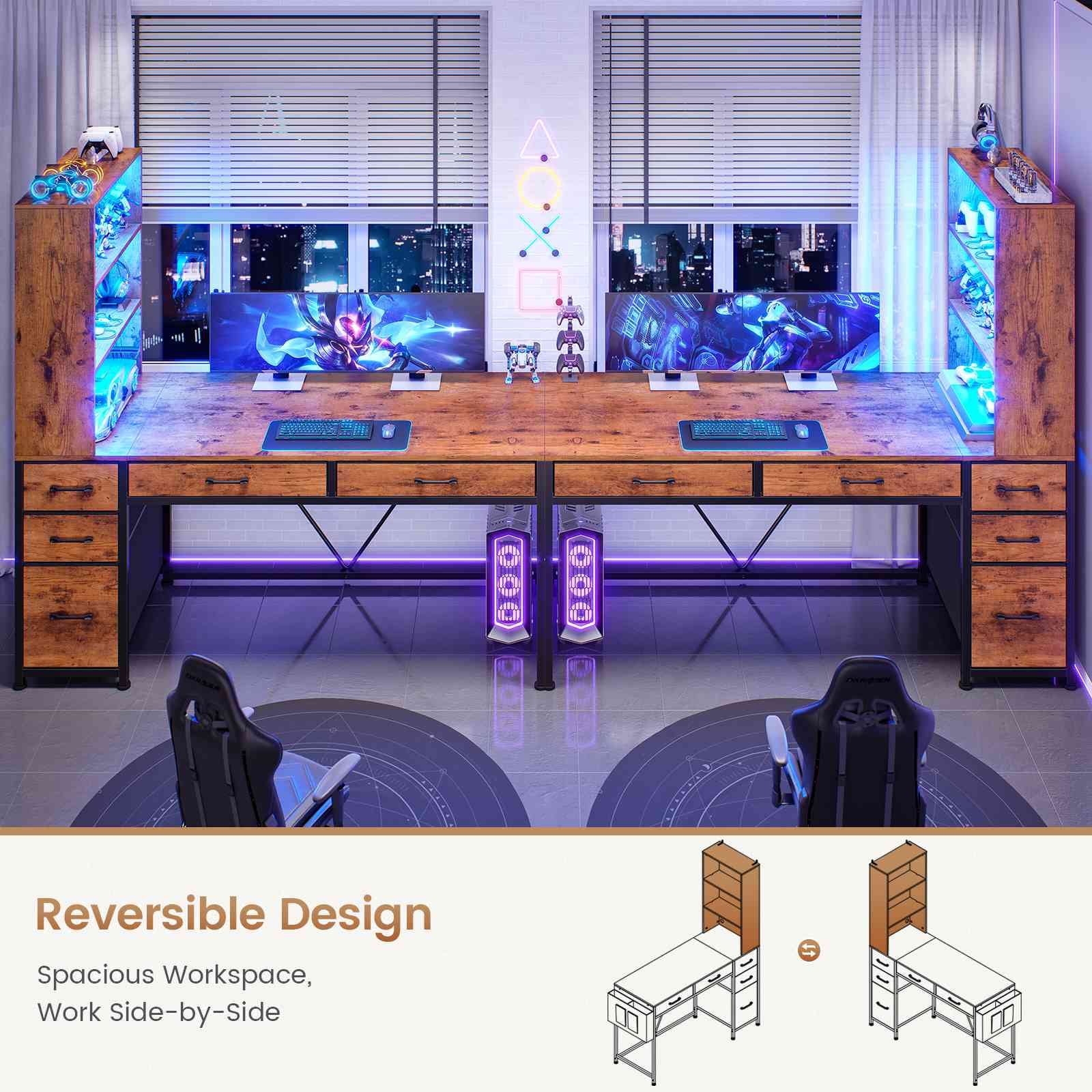 Evoke Vero L-Shaped Desk - Image 12