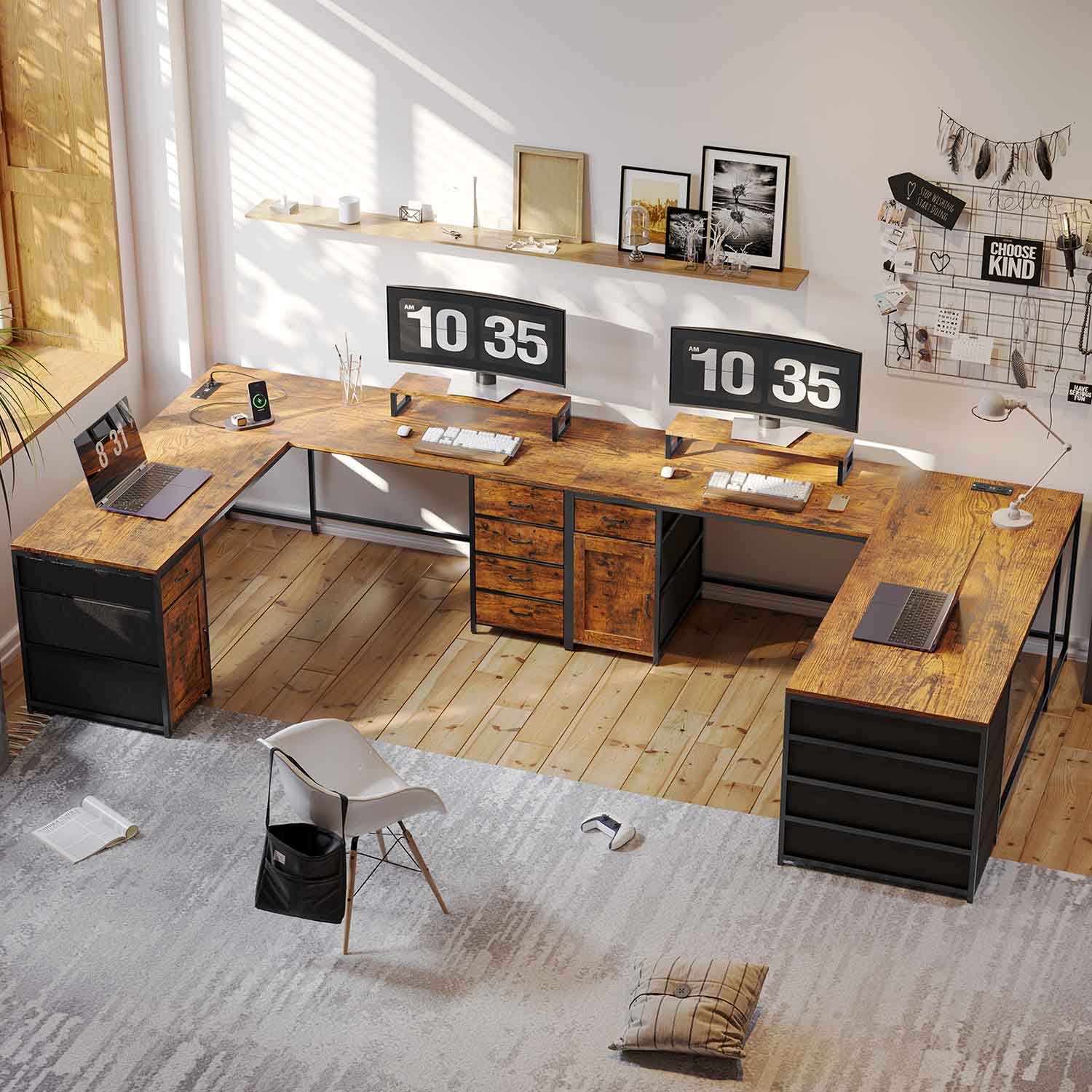 Evoke Nova L-Shape Desk - Image 14