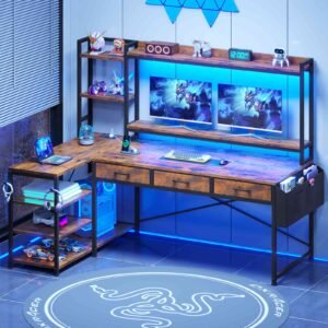 Evoke Flux L-Shaped Desk