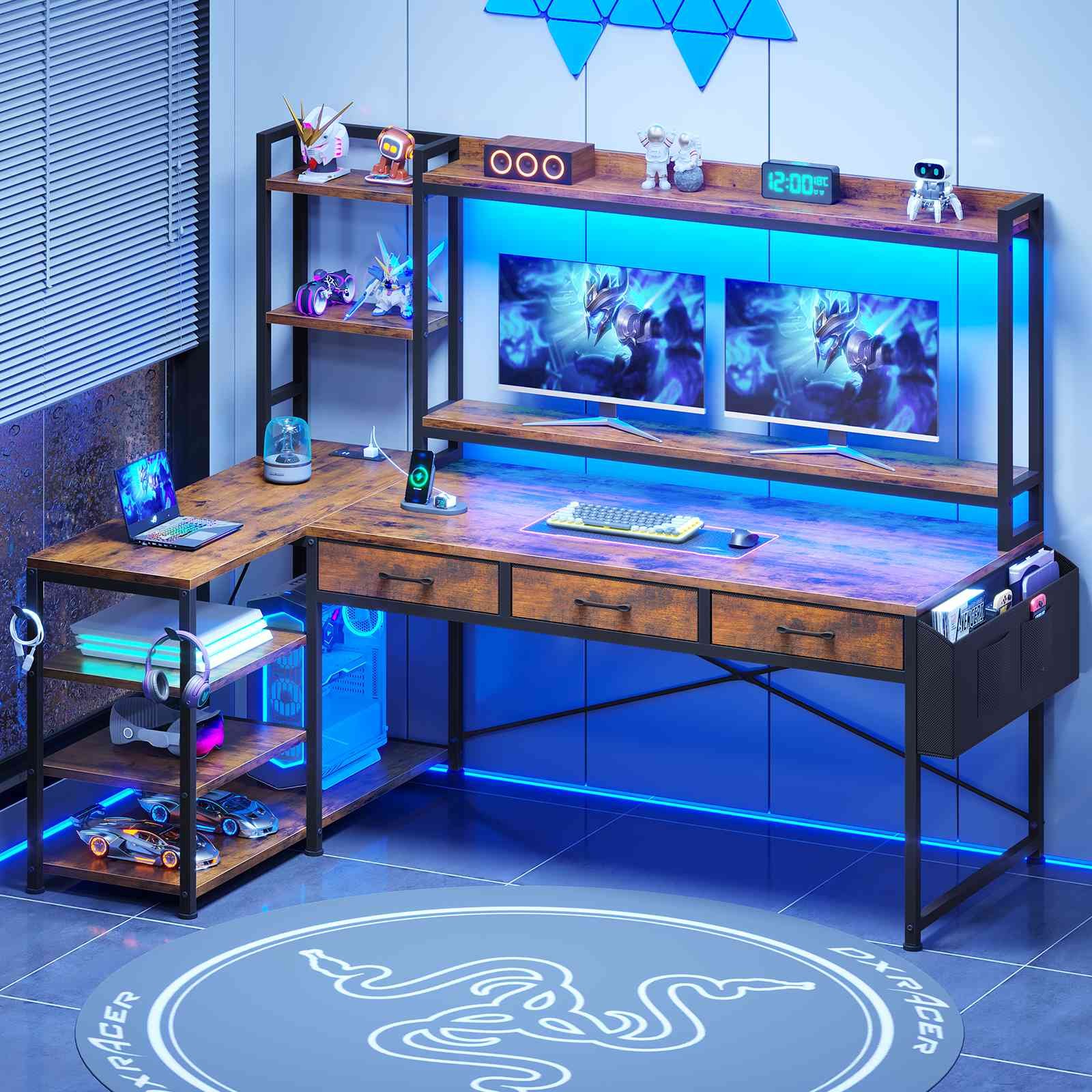 Evoke Flux L-Shaped Desk