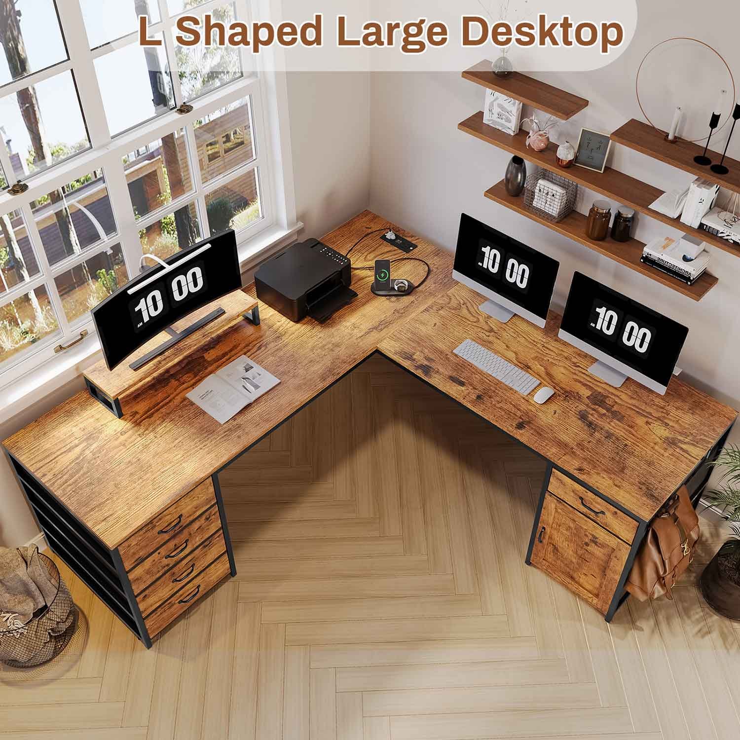 Evoke Nova L-Shape Desk - Image 15