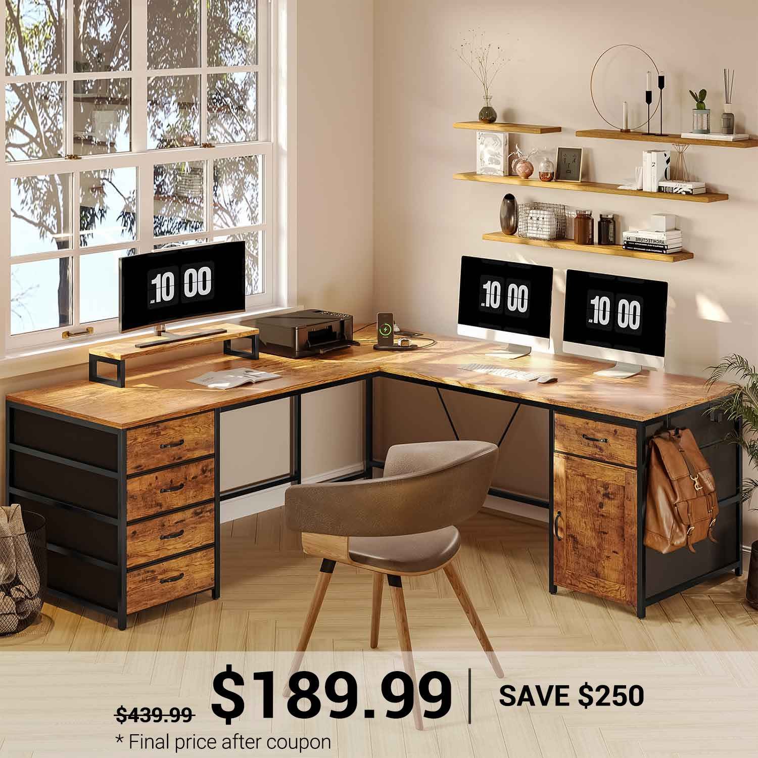 Evoke Nova L-Shape Desk - Image 19