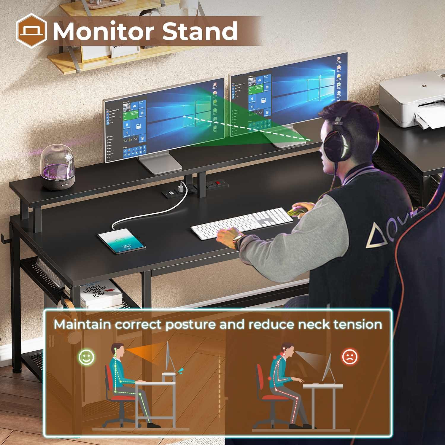 Evoke Prisma Home Desk - Image 3