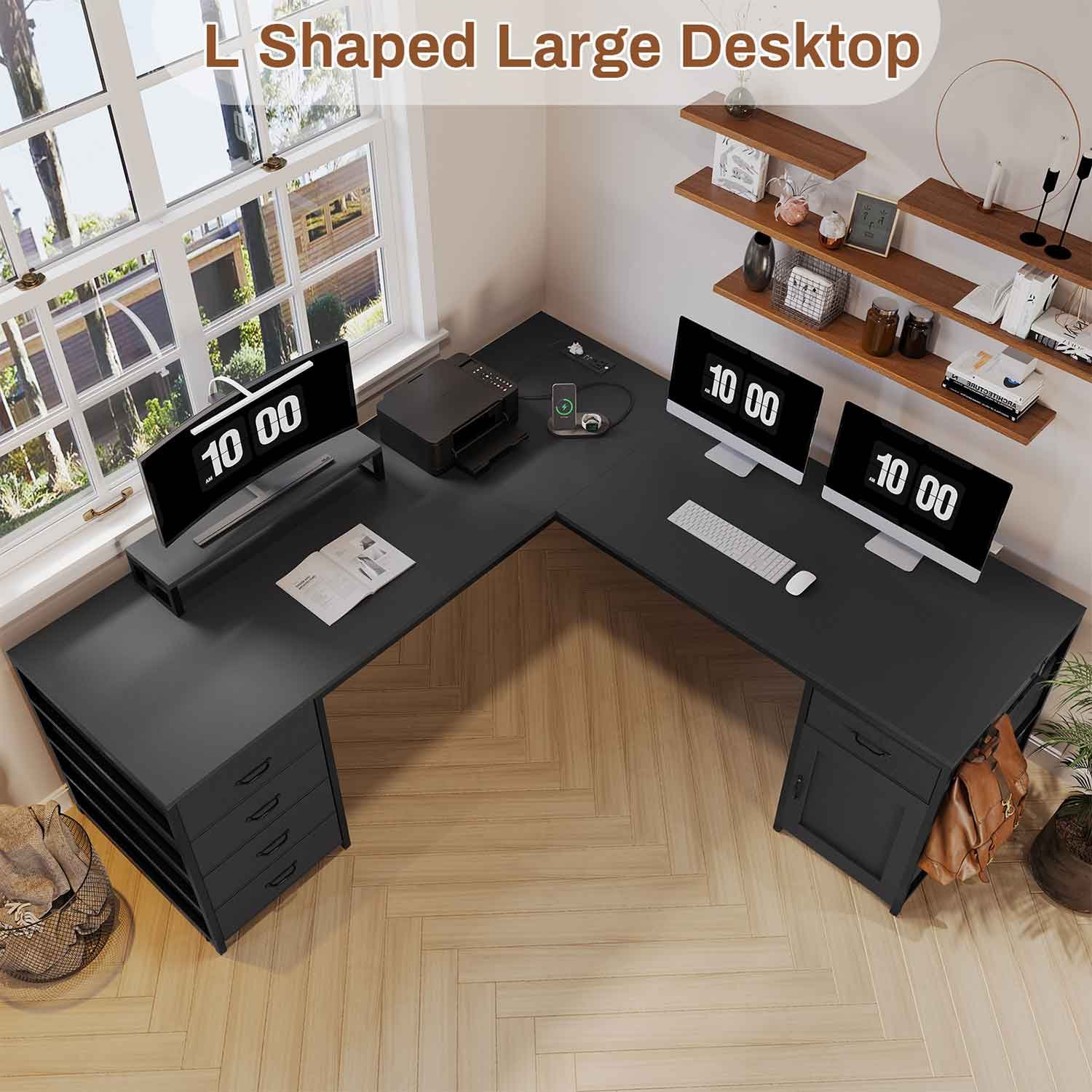 Evoke Nova L-Shape Desk - Image 3