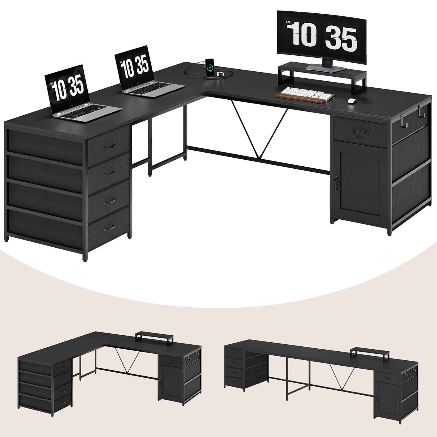 Evoke Nova L-Shape Desk - Image 4