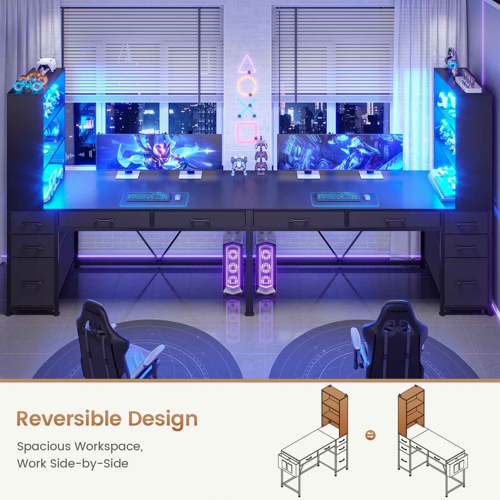 Evoke Vero L-Shaped Desk - Image 5