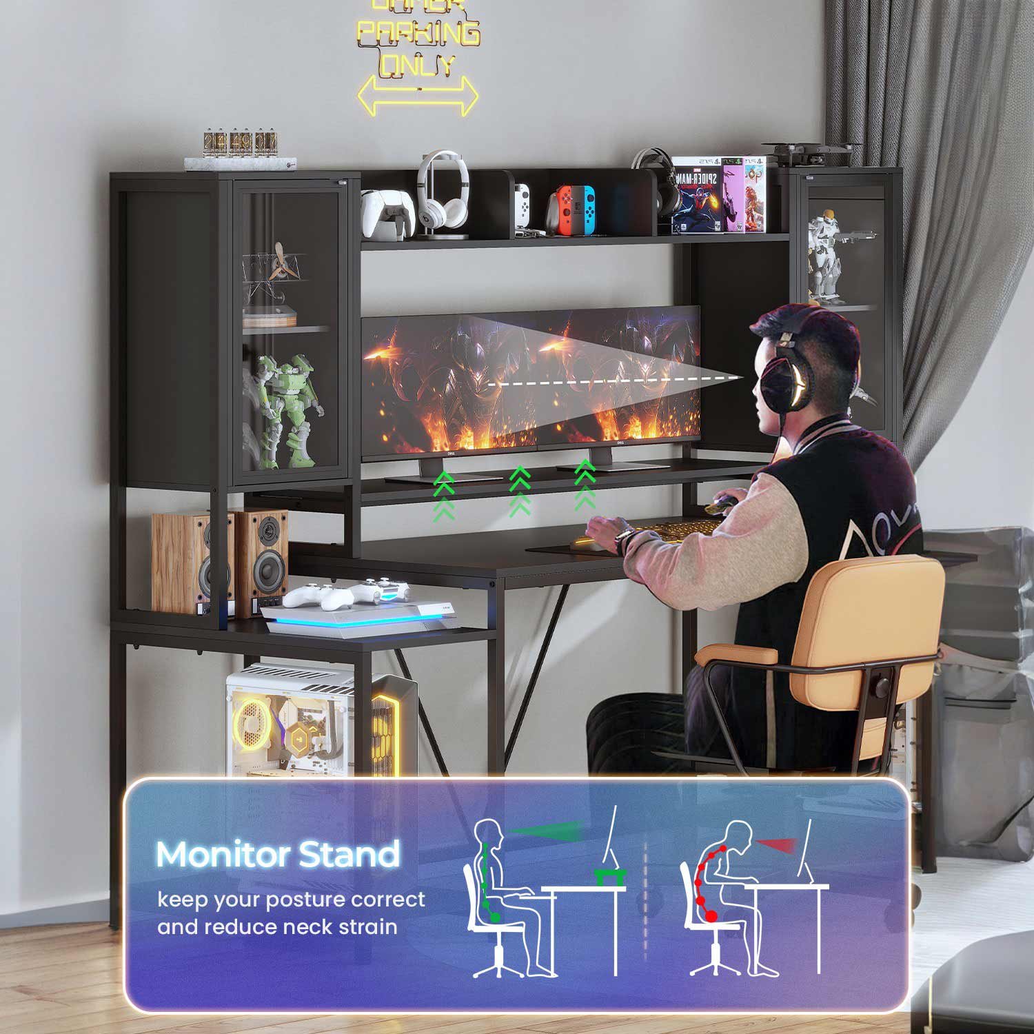 Evoke Lume Home Desk - Image 4