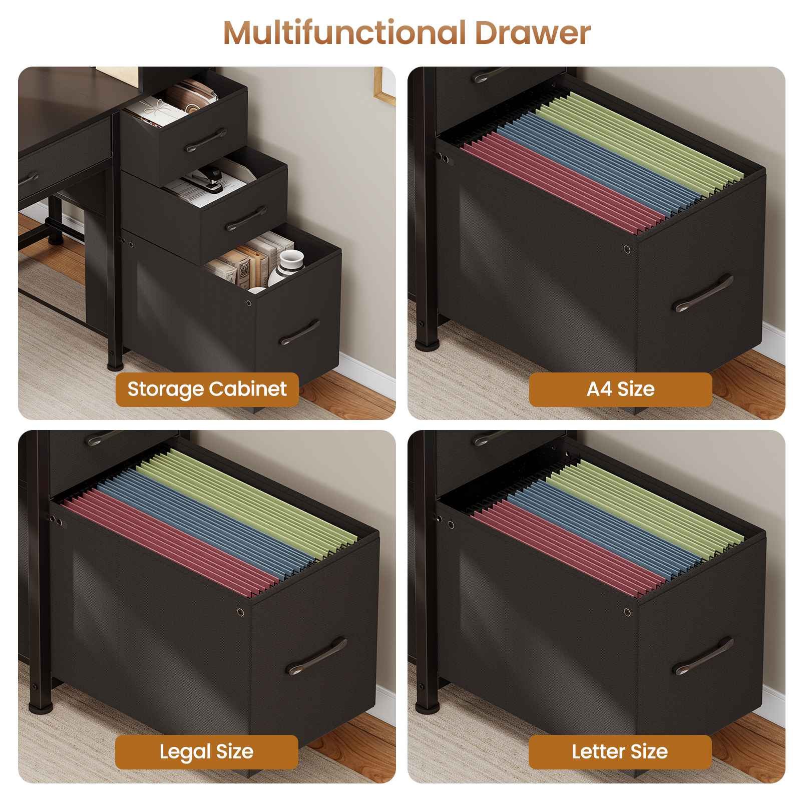 Evoke Vero L-Shaped Desk - Image 6