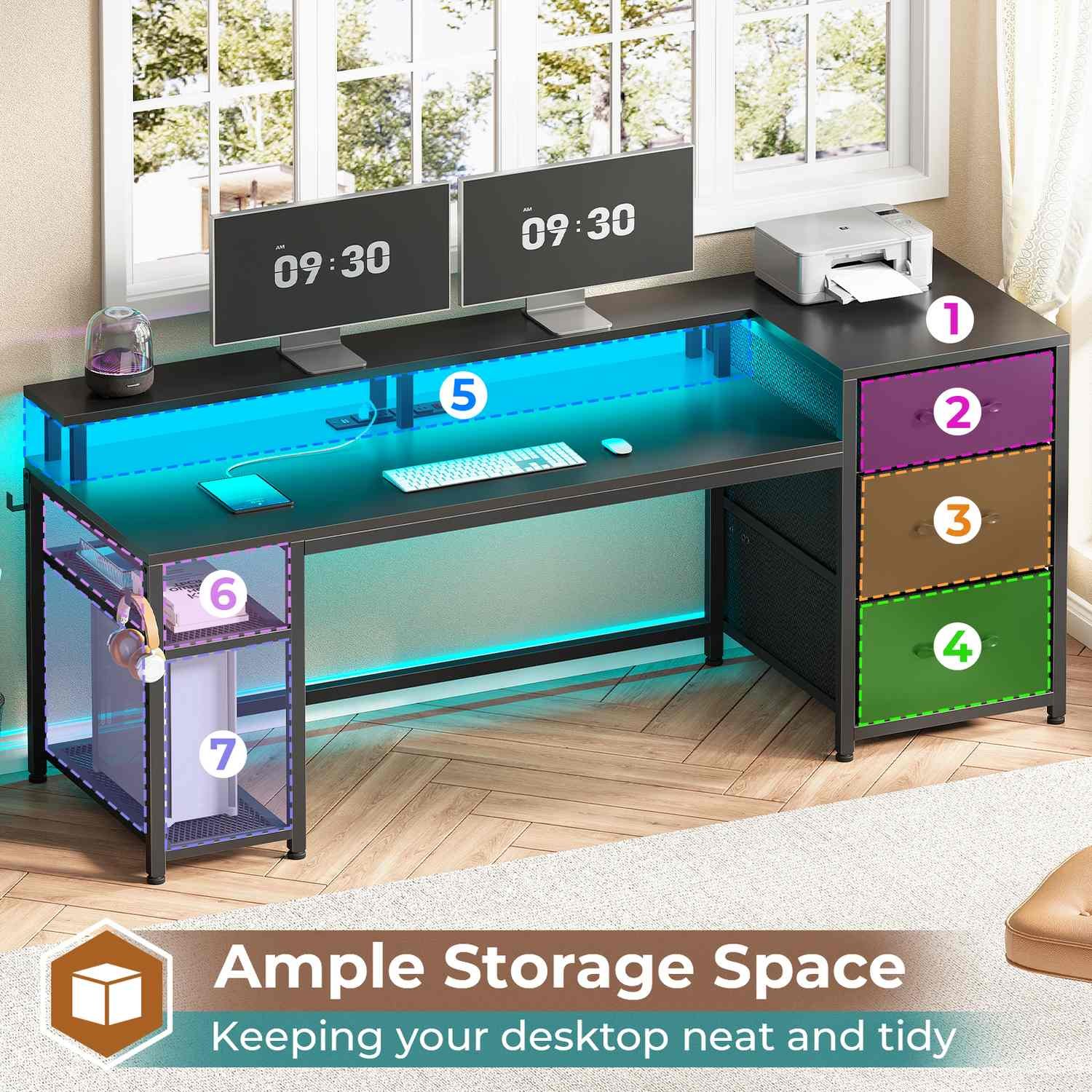 Evoke Prisma Home Desk - Image 7