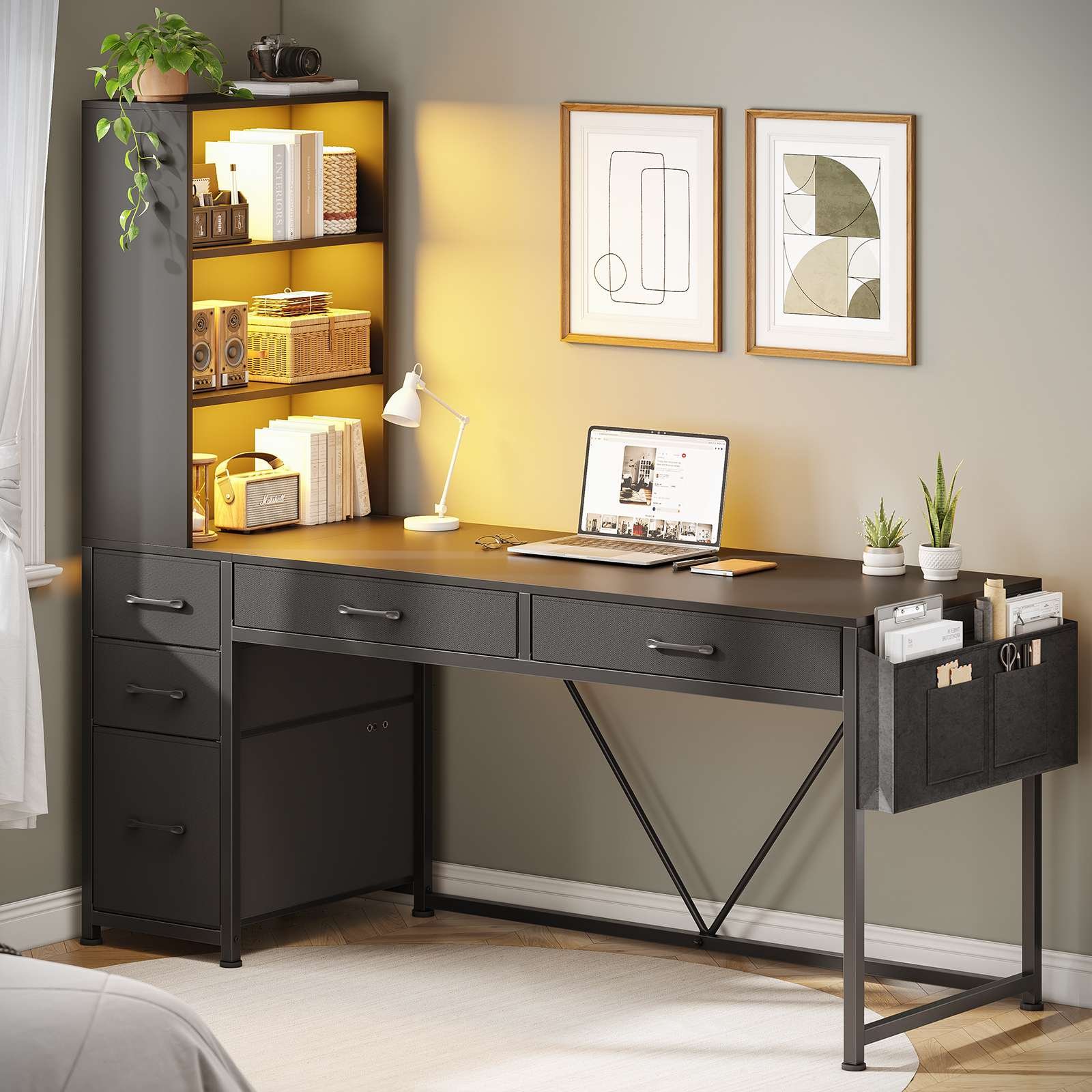 Evoke Vero L-Shaped Desk - Image 8