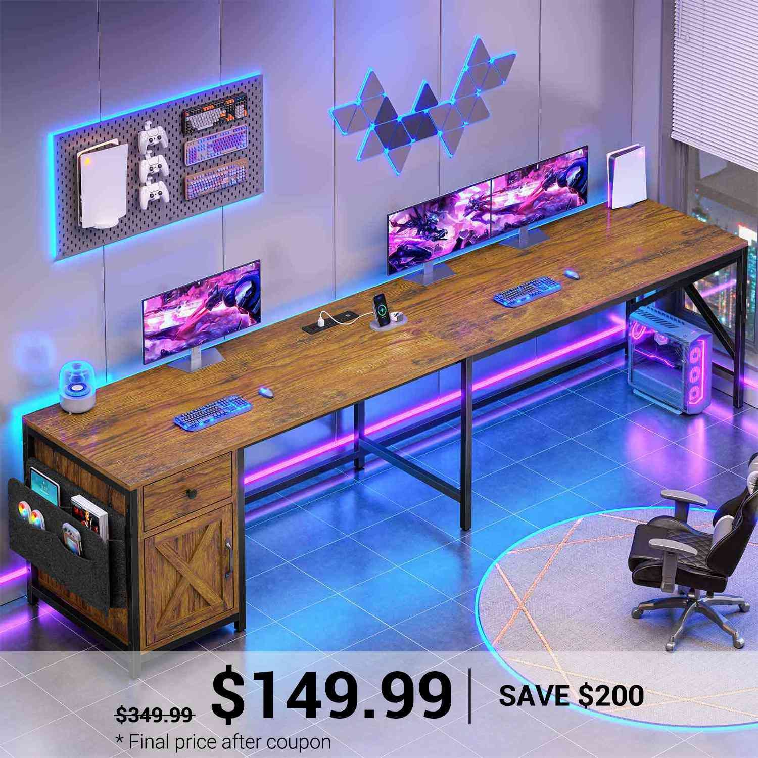 Evoke Solace L-Shaped Desk - Image 9