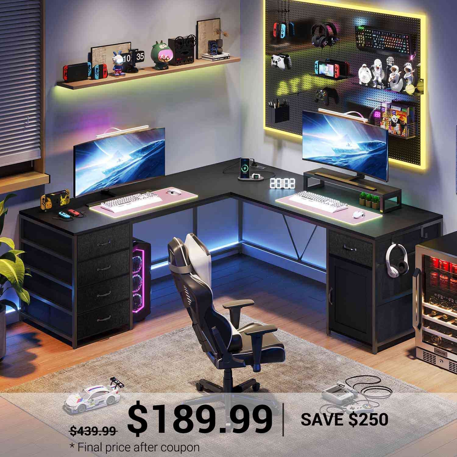 Evoke Nova L-Shape Desk - Image 9