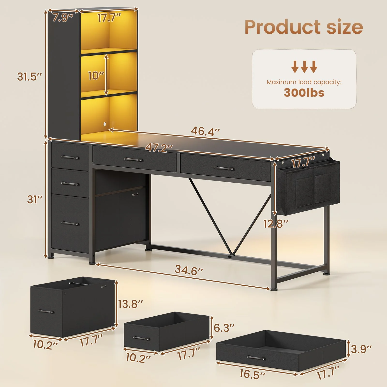 Evoke Vero L-Shaped Desk - Image 9