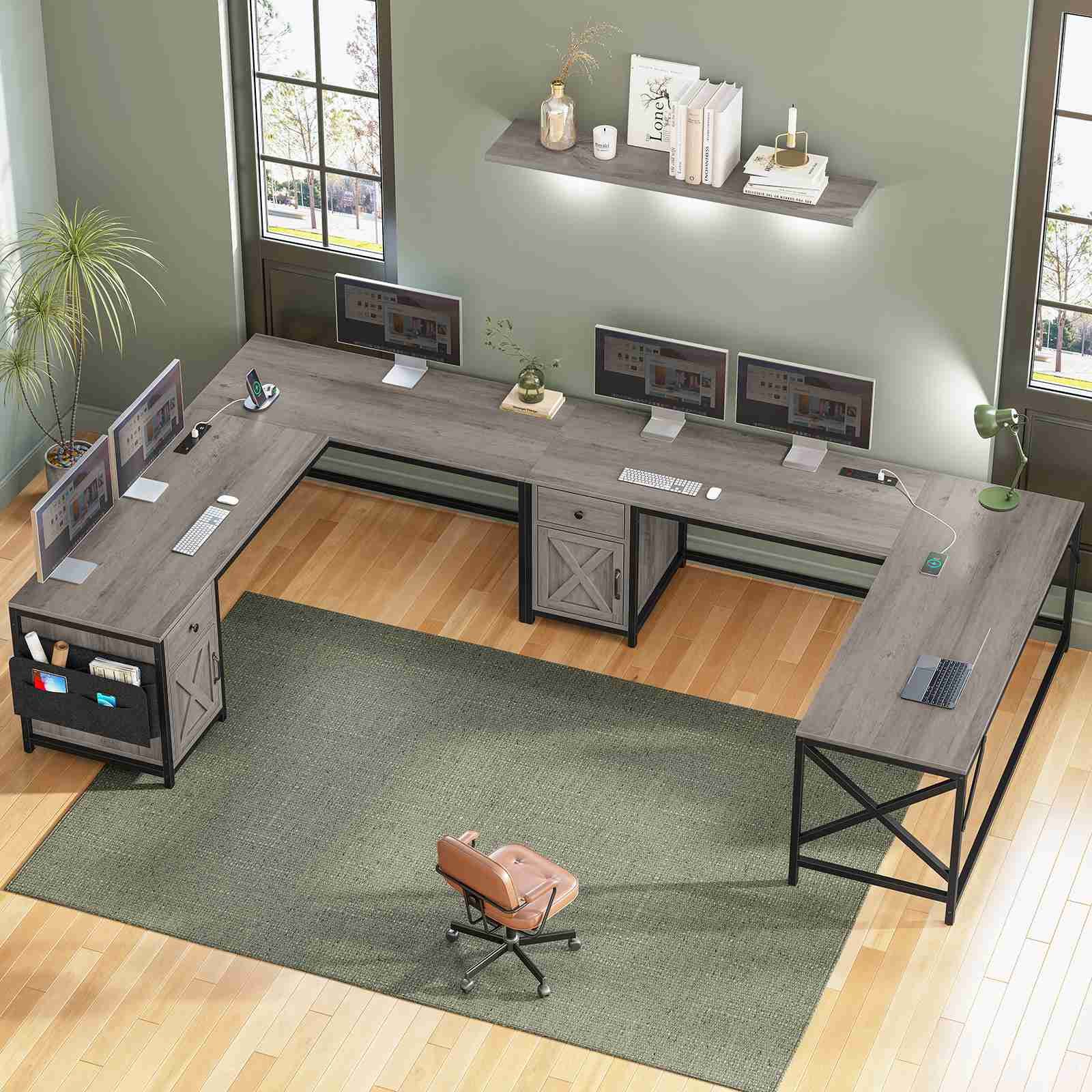 Evoke Solace L-Shaped Desk - Image 11