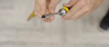 Minimal tools required for desk assembly